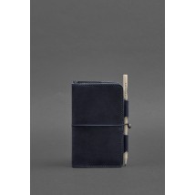 Leather notepad (Soft-book) 3.0 blue