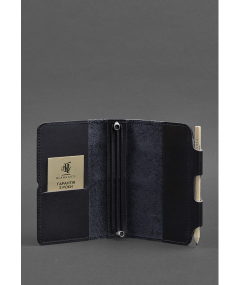 Leather notebook (Soft-book) 3.0 blue Crust