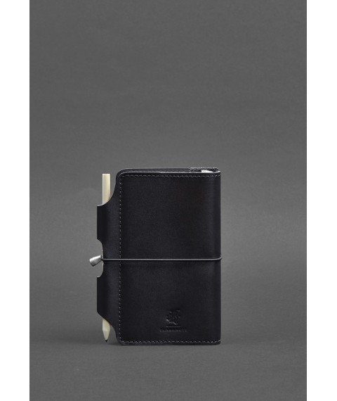 Leather notebook (Soft-book) 3.0 blue Crust