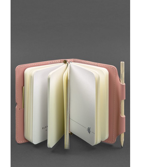 Leather notepad (Soft-book) 3.0 pink