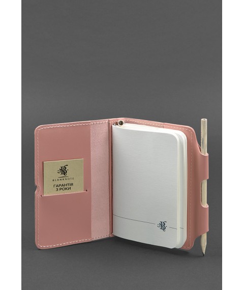Leather notepad (Soft-book) 3.0 pink