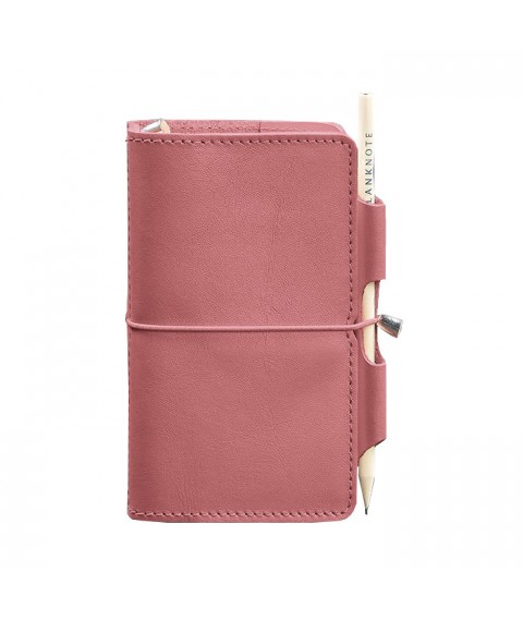 Leather notepad (Soft-book) 3.0 pink