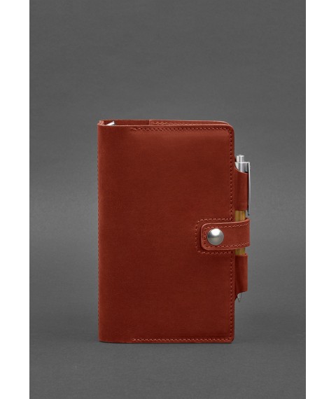 Women's leather notebook (Soft-book) 4.0 coral