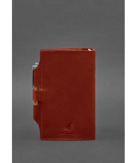 Women's leather notebook (Soft-book) 4.0 coral