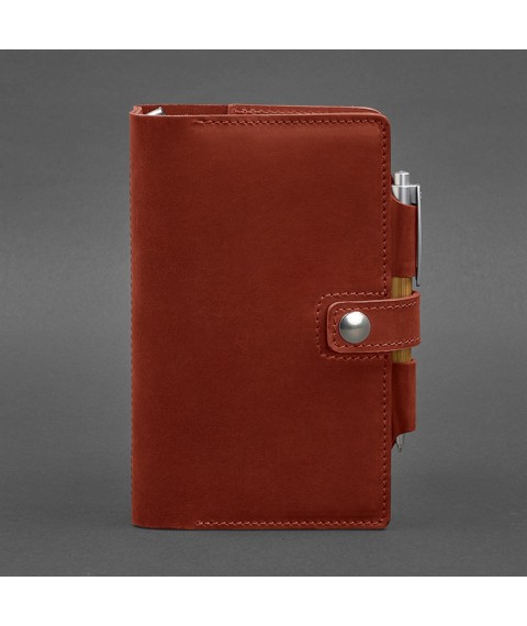 Women's leather notebook (Soft-book) 4.0 coral