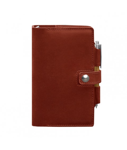Women's leather notebook (Soft-book) 4.0 coral