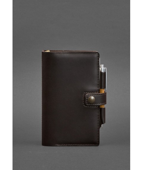 Leather notebook (Soft-book) 4.0 dark brown