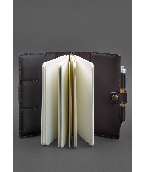 Leather notebook (Soft-book) 4.0 dark brown