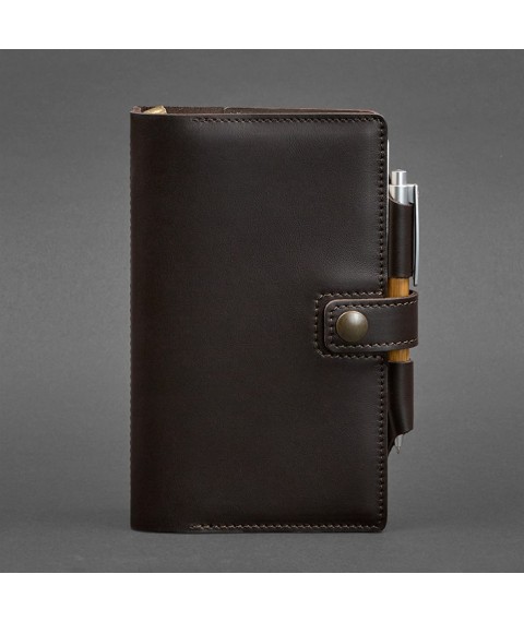 Leather notebook (Soft-book) 4.0 dark brown