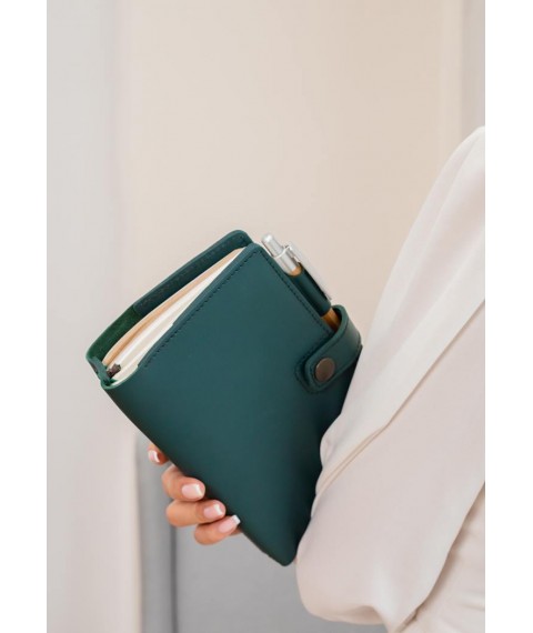 Leather notebook (Soft-book) 4.0 green Crust