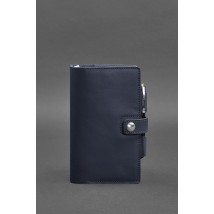 Leather notebook (Soft-book) 4.0 dark blue Crust