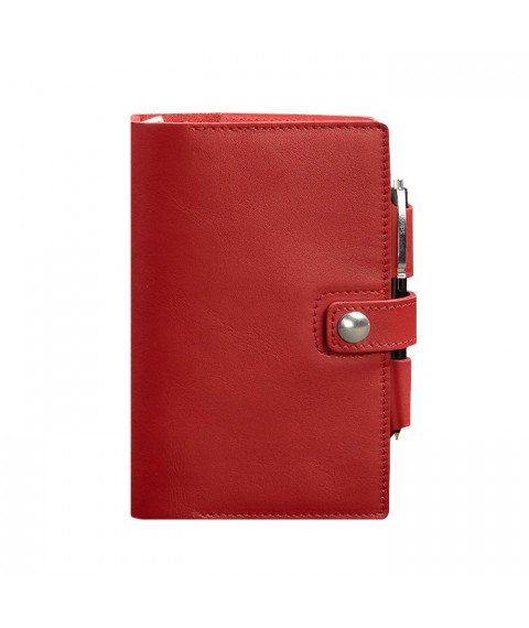 Women's leather notebook (Soft-book) 4.0 red