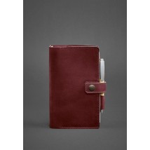 Leather notebook (Soft-book) 4.0 burgundy Crazy Horse