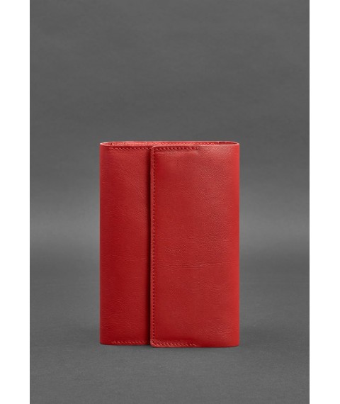 Red leather notebook (Soft-book) 5.1 for women