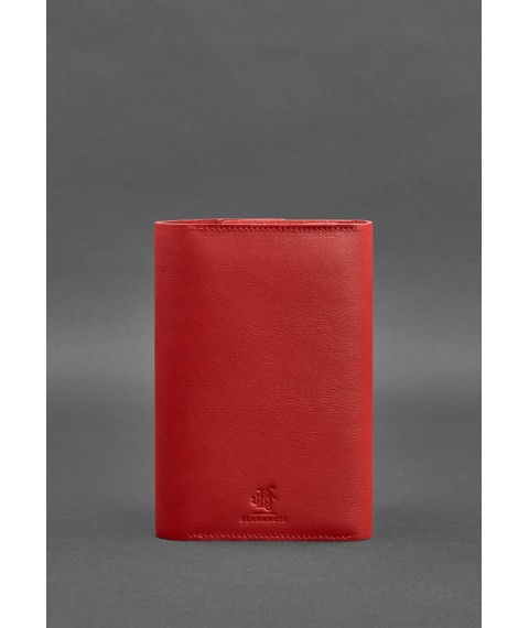 Red leather notebook (Soft-book) 5.1 for women