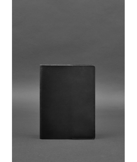 Leather cover for notebook 6.0 (soft book) black Crust