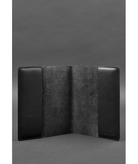 Leather cover for notebook 6.0 (soft book) black Crust
