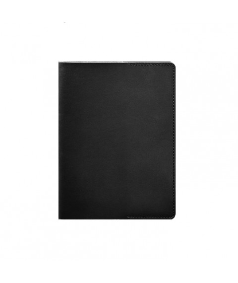 Leather cover for notebook 6.0 (soft book) black Crust