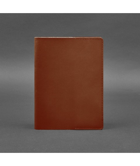 Leather cover for notebook 6.0 (soft book) light brown