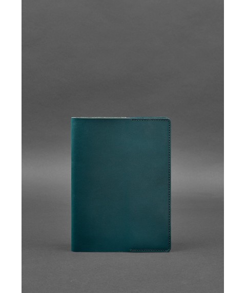 Leather cover for notepad 6.0 (soft book) green