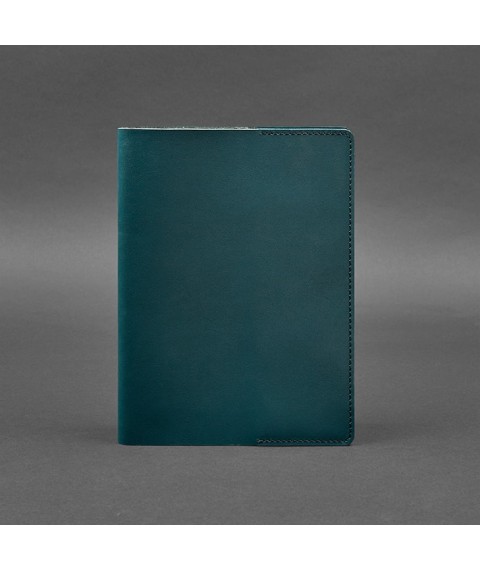Leather cover for notepad 6.0 (soft book) green