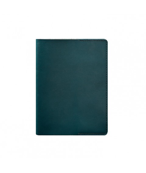 Leather cover for notepad 6.0 (soft book) green