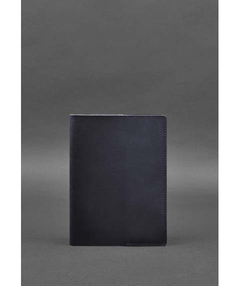 Leather cover for notepad 6.0 (soft book) blue