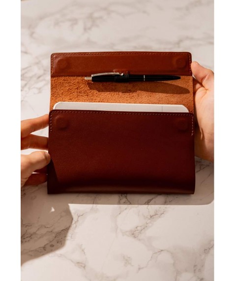 Leather notebook softbook 7.0 light brown