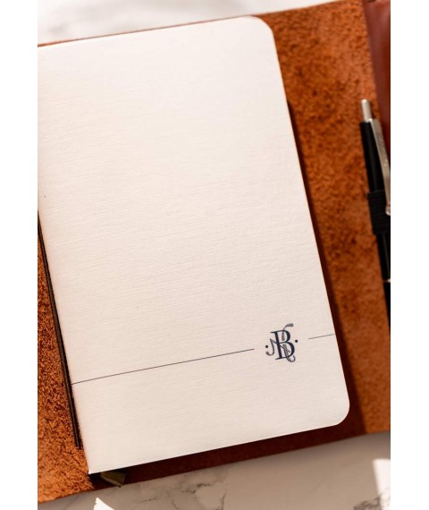 Leather notebook softbook 7.0 light brown