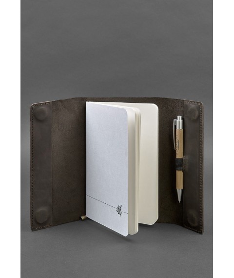 Leather notebook softbook 7.0 dark brown