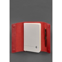 Leather notebook softbook 7.0 red Crust
