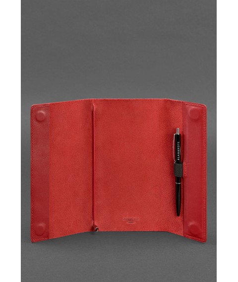 Leather notebook softbook 7.0 red Crust