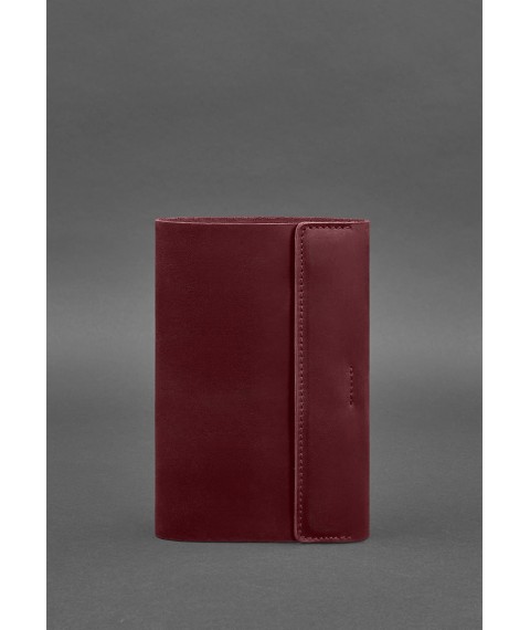 Leather notebook softbook 7.0 burgundy Crazy Horse