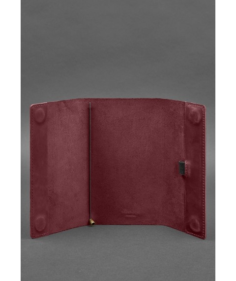 Leather notebook softbook 7.0 burgundy Crazy Horse