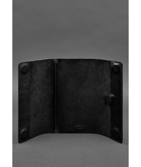 Leather notebook softbook 7.0 charcoal black