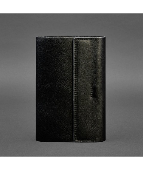 Leather notebook softbook 7.0 charcoal black
