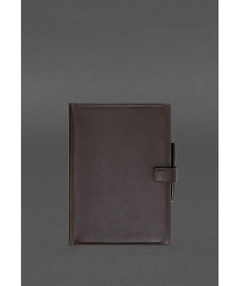 Leather notebook A4 (soft book) 9.2 brown