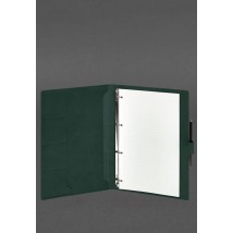 Leather notebook A4 (soft book) 9.2 green Crazy Horse