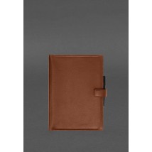 Leather notebook A4 (soft book) 9.2 light brown Crust