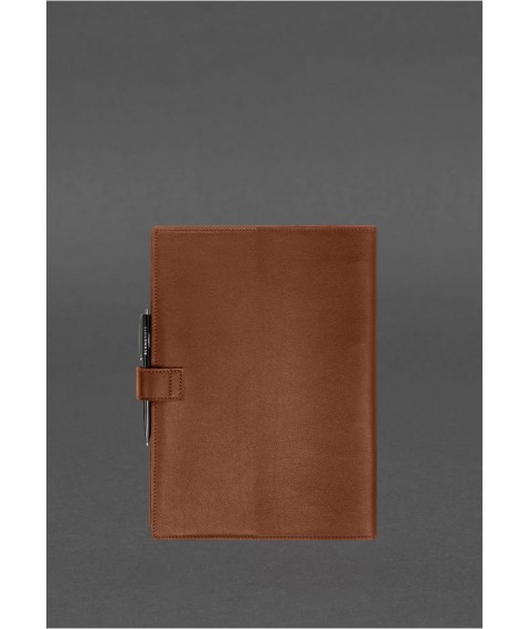 Leather notebook A4 (soft book) 9.2 light brown Crust