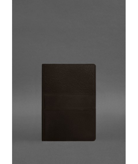 Шкіряний блокнот А5 (софт-бук) 9.3 коричневий
