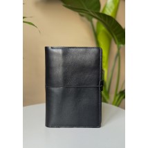 Кожаный блокнот А5 (софт-бук) 9.4 черный