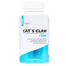 Котячий кіготь з вітаміном С та цинком Cat's Claw ABU, 60 капсул