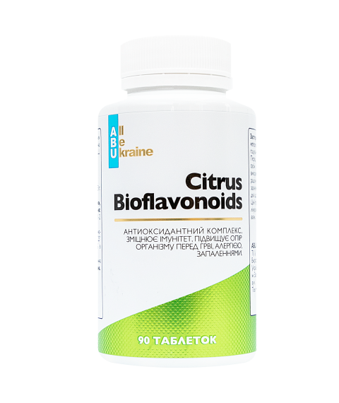 Цитрусові біофлавоноїди Citrus bioflavonoids ABU, 90 таблеток