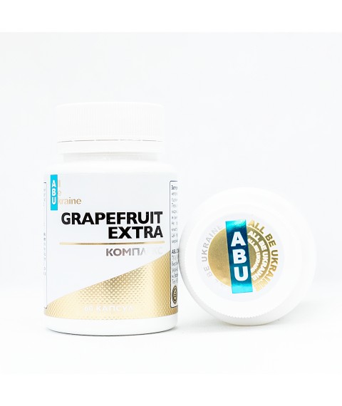 Комплекс для травлення з грейпфрутом Grapefruit_extra ABU, 60 капсул