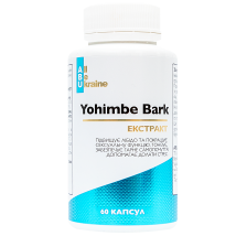 Екстракт йохімбе Yohimbe Bark ABU, 60 капсул