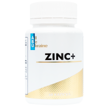 Цинк цитрат з вітаміном С та лемонграсом Zinc+ ABU, 60 капсул