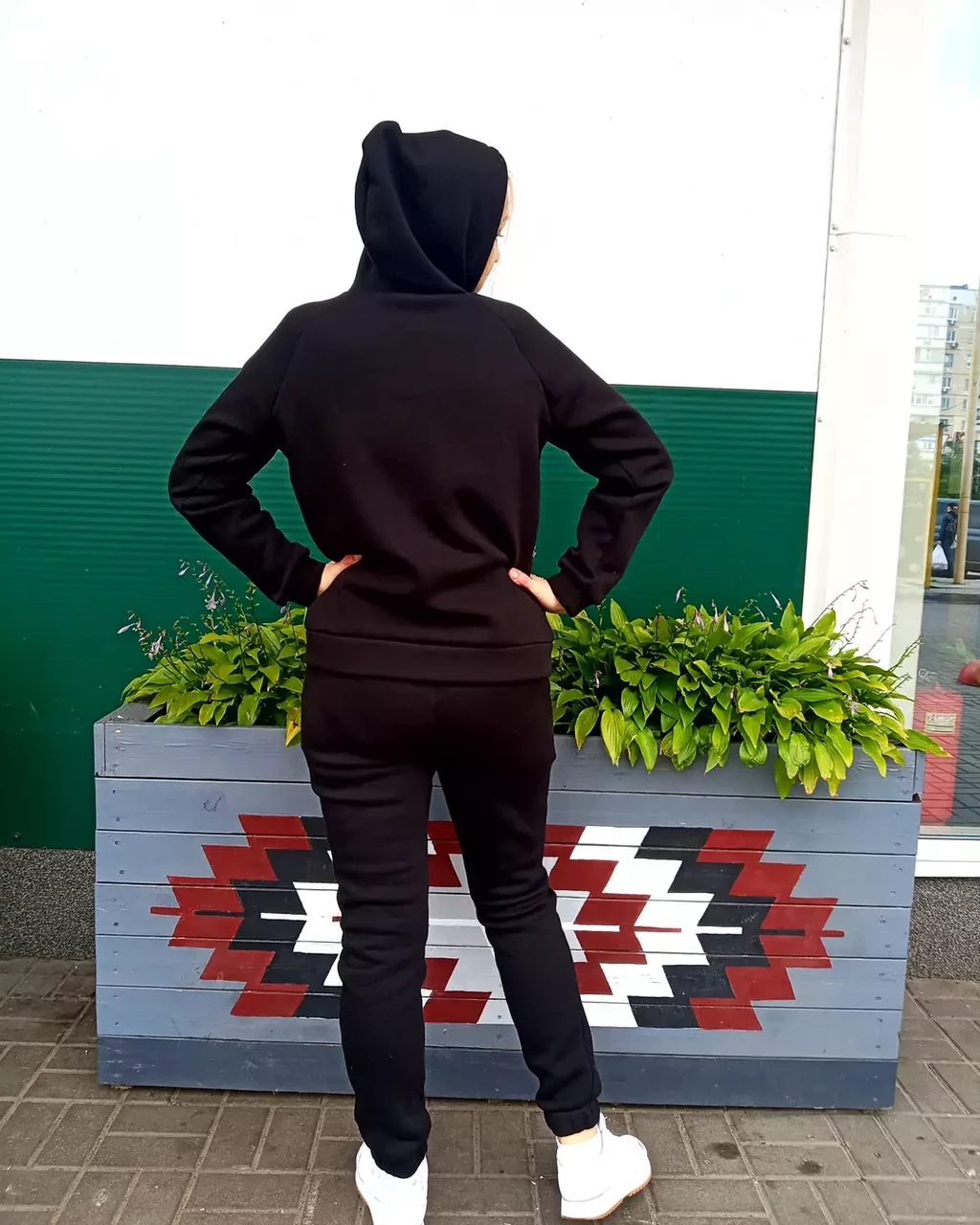 Black tracksuit