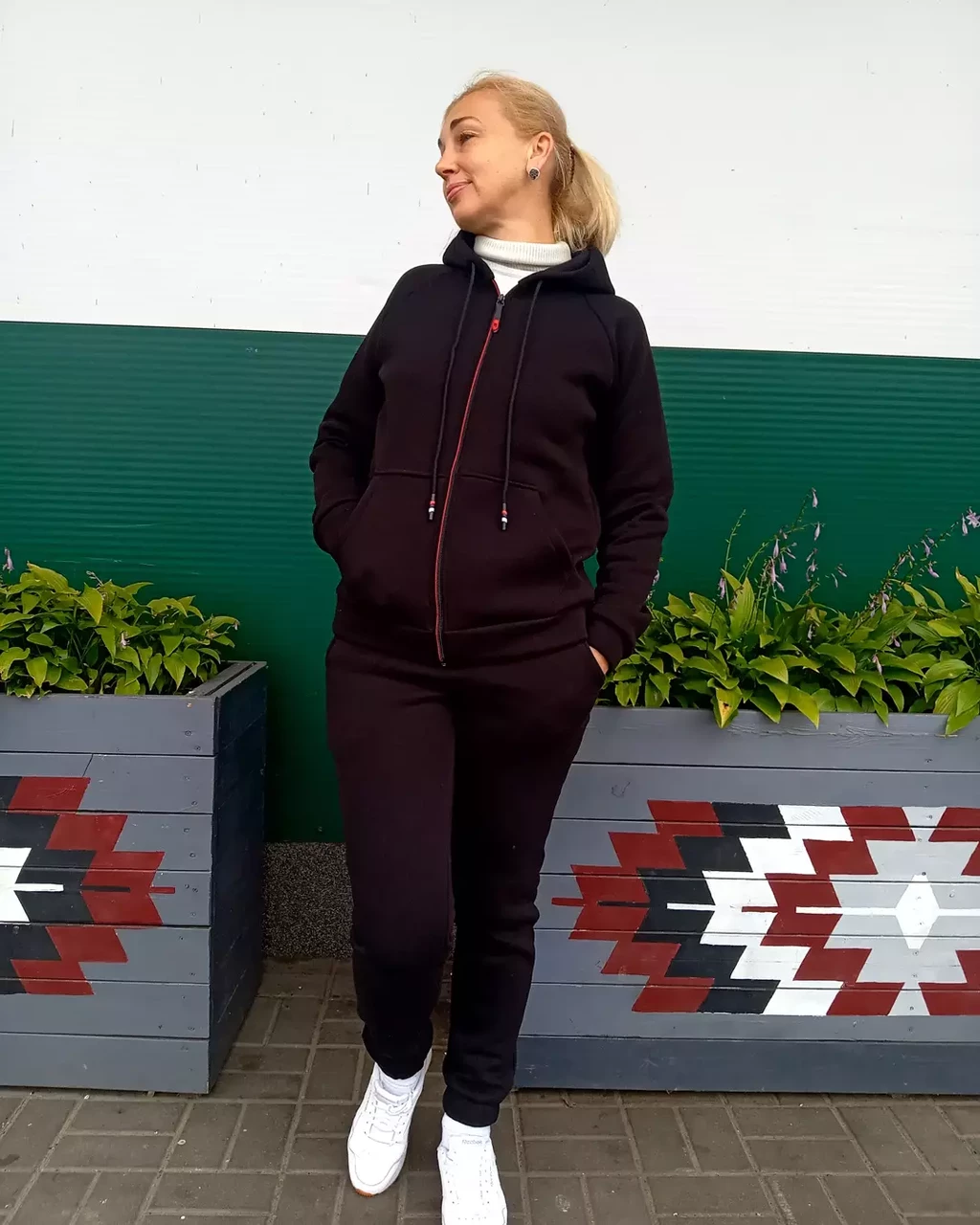 Black tracksuit