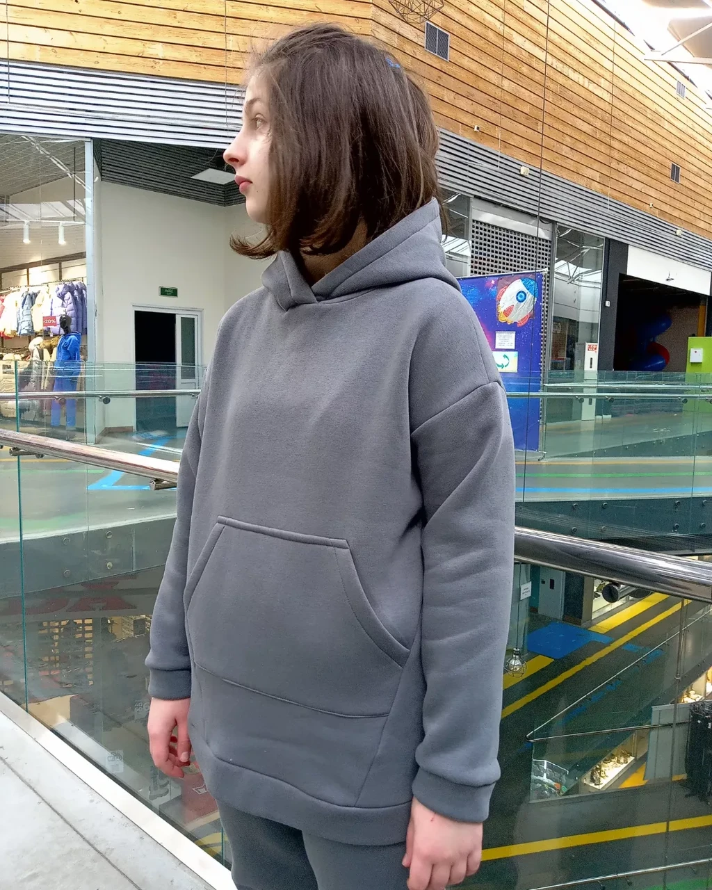 Srey hoodie with fleece